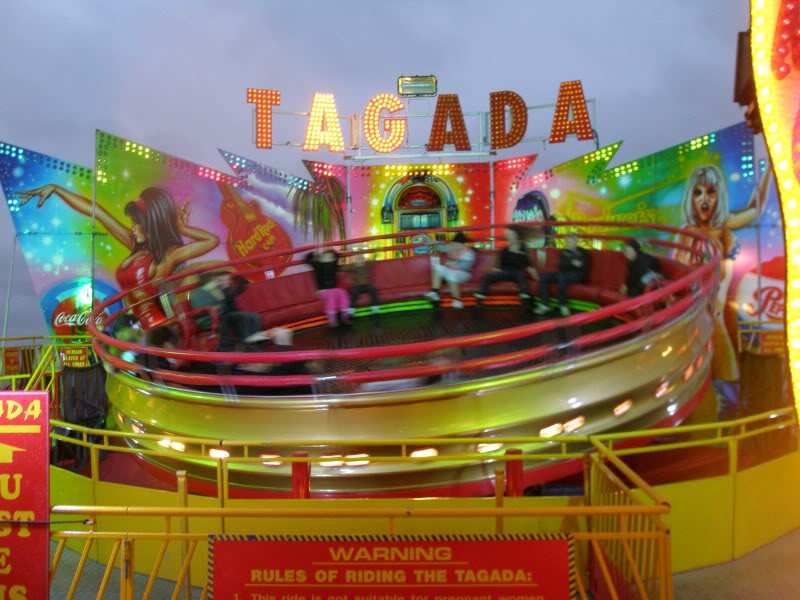 Tagada disco funfair ride Spinning