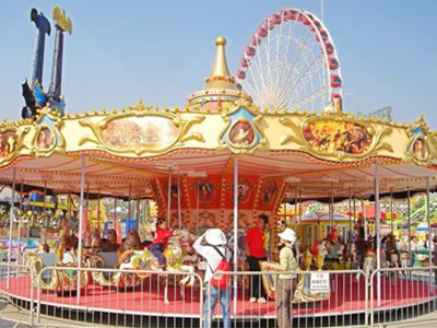 24 persons outdoor merry go round