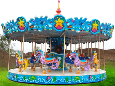 Beston 24 ocean carousel amusement ride