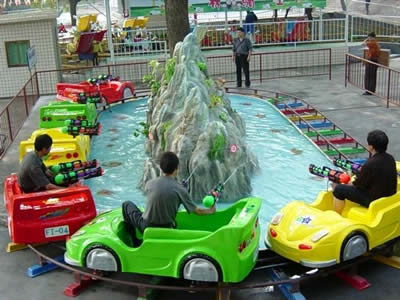 Water Train With The Shooting Water Gun Water Shooting Train