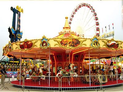 amusement park carousels