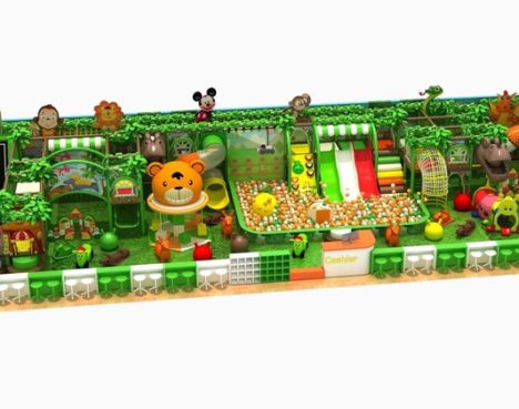 3D Проект Beston Игровой Лабиринт И Батутные Комплексы 350 М² в Узбекистане