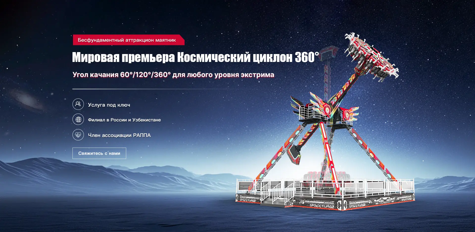 Мировая премьера Космический циклон 360°