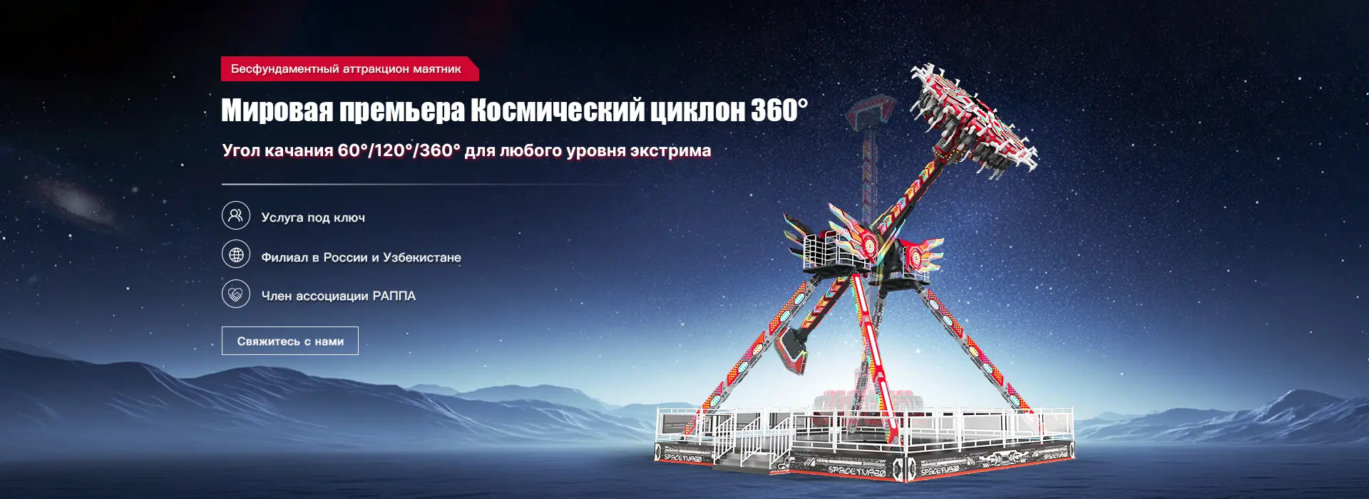 Мировая премьера Космический циклон 360°