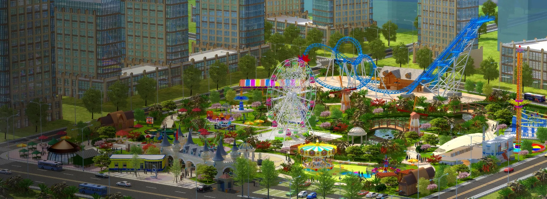 Аттракционы для парков развлечений