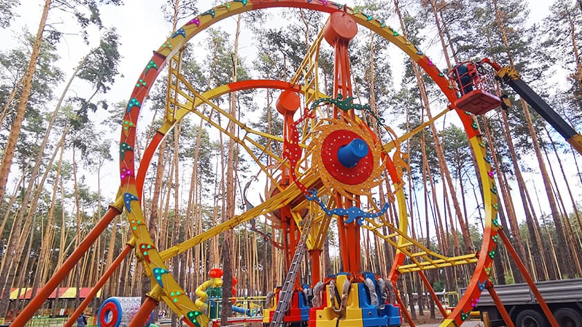 Проект открытого парка развлечения в Тамбове, Россия