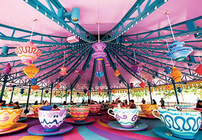 Аттракцион веселые чашки