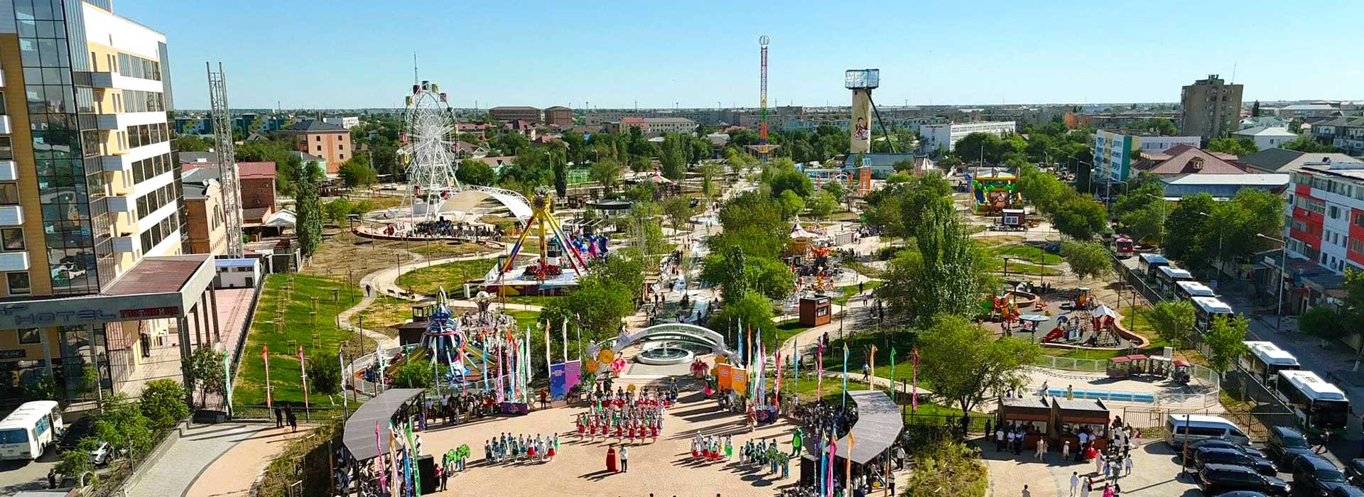 Реконструкция Центрального городского парка культуры и отдыха в Кызылорде