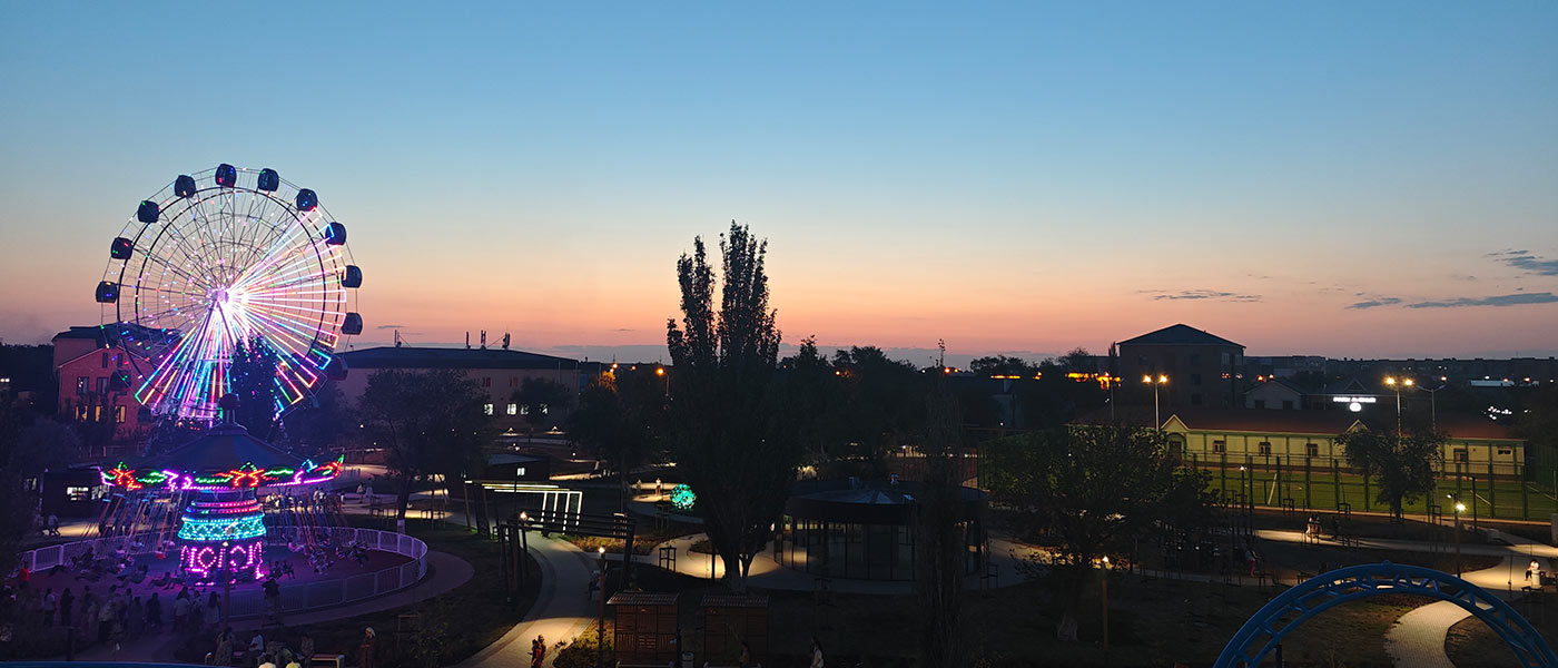 Реконструкция городского парка культуры и отдыха в Кызылорде