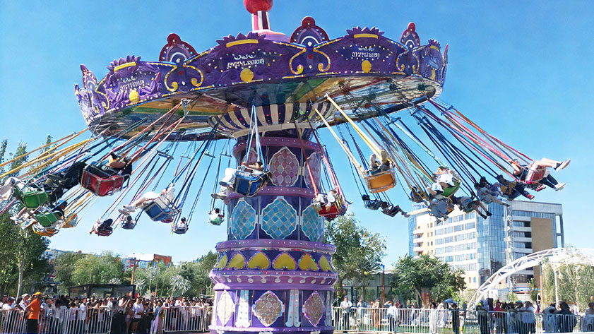 аттракционы для городского парка культуры и отдыха, поставленные BestonRides