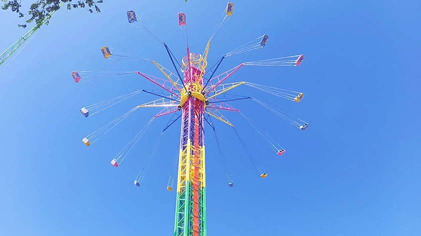 аттракцион седьмое небо для реконструкции парка в Казахстане