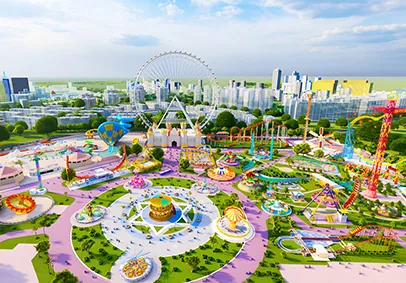 Открытый парк развлечений