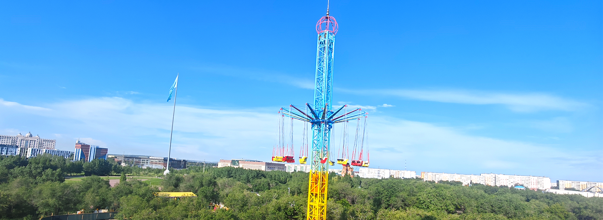 Аттракционы BestonRides в парке имени Первого Президента в Казахстане